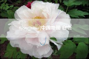 宁津中国地图 白色