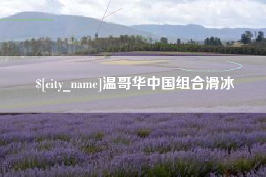 宁津温哥华中国组合滑冰