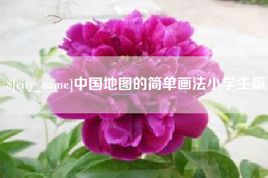 宁津中国地图的简单画法小学生版