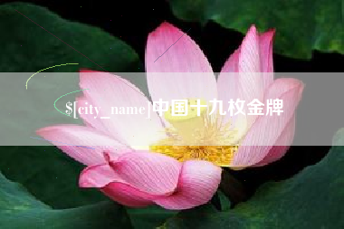 宁津中国十九枚金牌