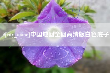 宁津中国地图全图高清版白色底子