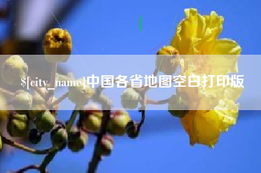 宁津中国各省地图空白打印版