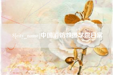 宁津中国消防救援学院日常