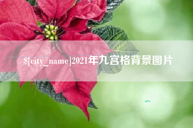宁津2021年九宫格背景图片