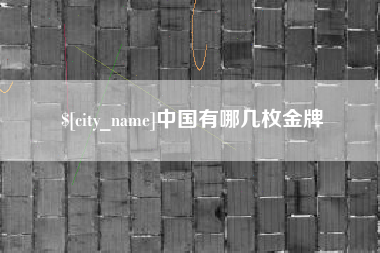宁津中国有哪几枚金牌