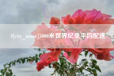 宁津5000米世界纪录平均配速