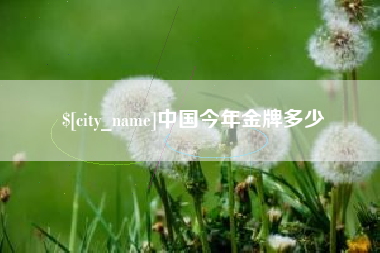 宁津中国今年金牌多少