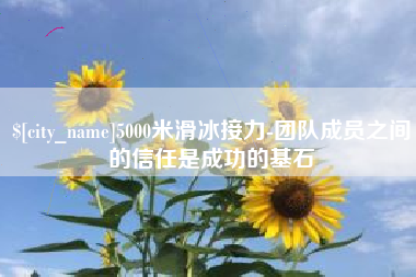 宁津5000米滑冰接力-团队成员之间的信任是成功的基石