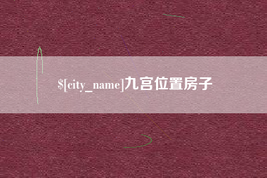 宁津九宫位置房子