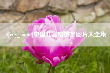 宁津中国九宫格数字图片大全集