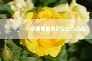 宁津中国地图高清空白线描版