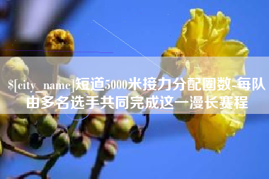 宁津短道5000米接力分配圈数-每队由多名选手共同完成这一漫长赛程