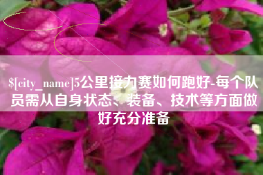 宁津5公里接力赛如何跑好-每个队员需从自身状态、装备、技术等方面做好充分准备