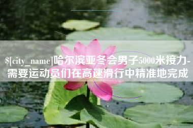 宁津哈尔滨亚冬会男子5000米接力-需要运动员们在高速滑行中精准地完成
