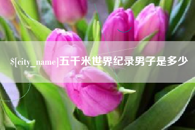 宁津五千米世界纪录男子是多少