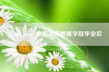 宁津中国消防救援学院毕业后