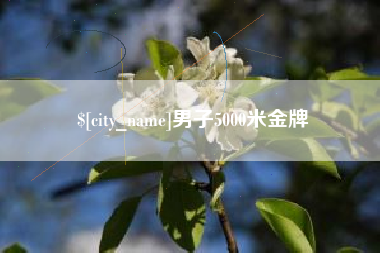 宁津男子5000米金牌