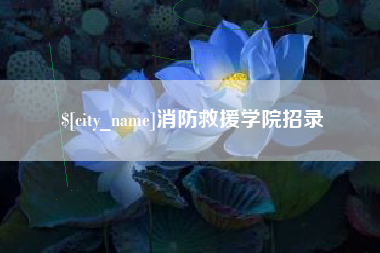 宁津消防救援学院招录