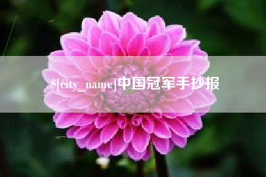宁津中国冠军手抄报