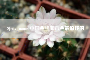 宁津中国金牌哪六金最值钱的