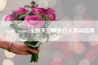 宁津全国失信被执行人查询结果