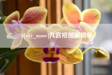 宁津九宫格图画简单